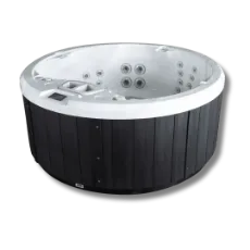 Cyclone Whirlwind round spa with ergonomic seating and relaxing hydrotherapy jets