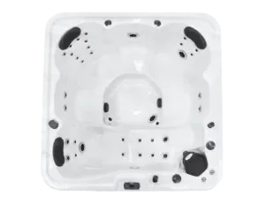 Leisurerite Swim Spa showing jets for hydrotherapy and relaxation