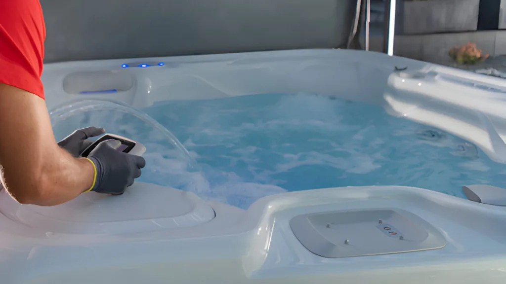 clean spa water